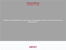 Tablet Screenshot of canyonsnow.com